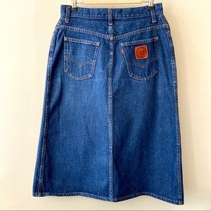 VTG Levi’s Denim Midi Skirt